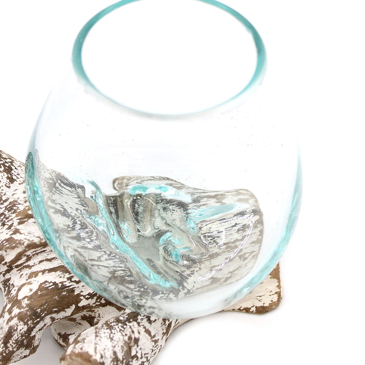 Molten Glass on Whitewash Wood - Small Bowl product image 5