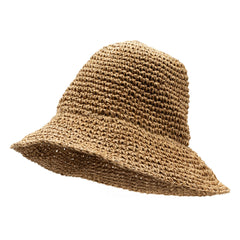 Nomad Sari Floppy Straw Sun Hat - Natural Coffee product image 3