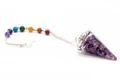 Orgonite Power Chakra Pendulum - Angel Wing product image 2