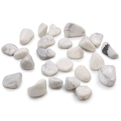 Small African Tumble Stones - White Howlite - Magnesite product image