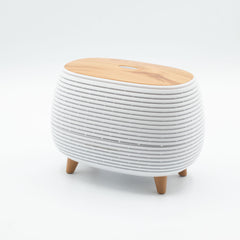 Futuristic Ribbed Aroma Diffuser with Colour-Changing Light product image 2