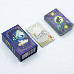 Purple Foil Tarot Card Set - Witch Tarot - with booklet product image