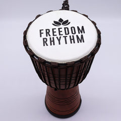 Large Pro Djembe Drum - Freedom Rhythm (high) - 50cm (22cm Dia) product image 5