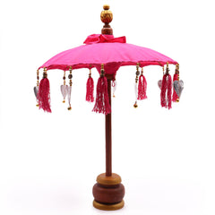 Bali Home Decor Parasol - Cotton - Pink- 40cm product image