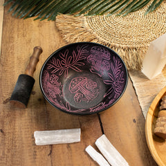 Aluminum Singing Bowl - Magic Mushroom - Pink (20cm) product image 5
