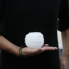 Selenite Snowball Candle Holder - 8 cm product image 2