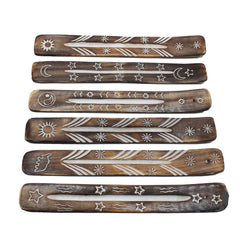 White Washed Incense Holder - Simple product image 2