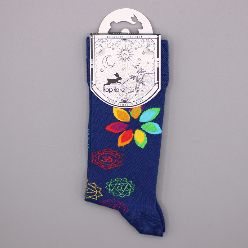 Hop Hare Bamboo Socks M/L - Rainbow Chakra product image