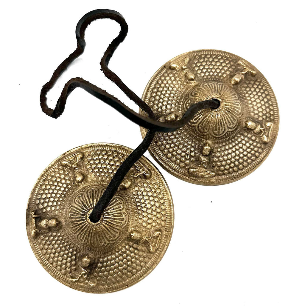 Tibetan Tingsha - Five Buddha - approx 9.5cm product image