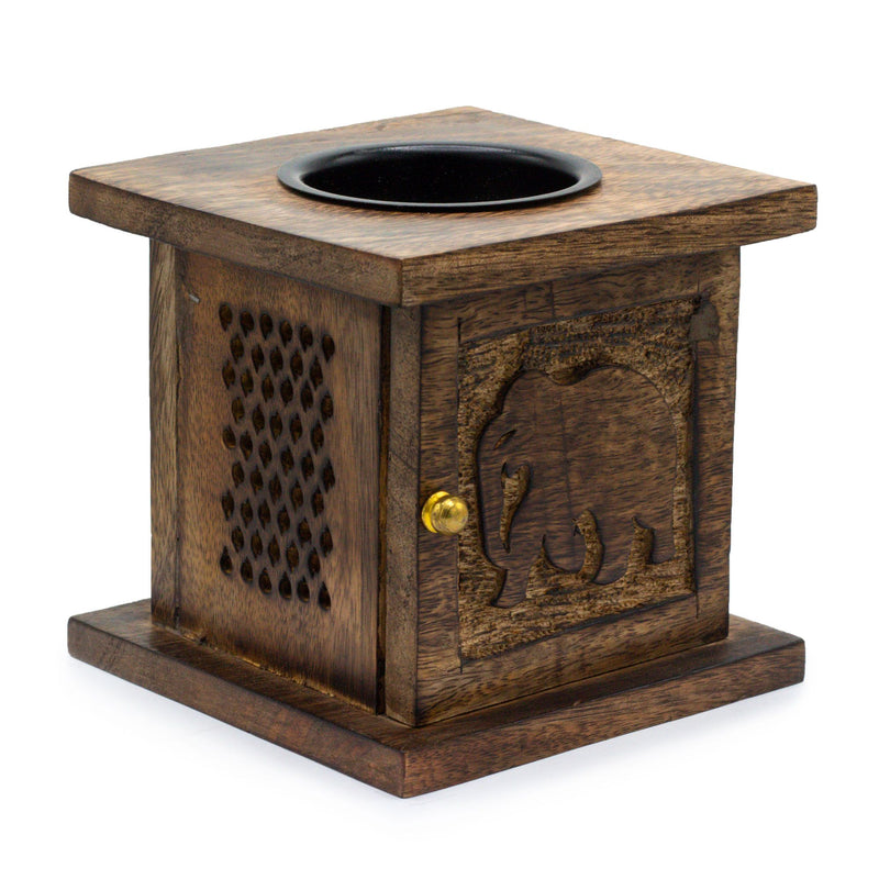Large Mango Box Burner - Elephant product image