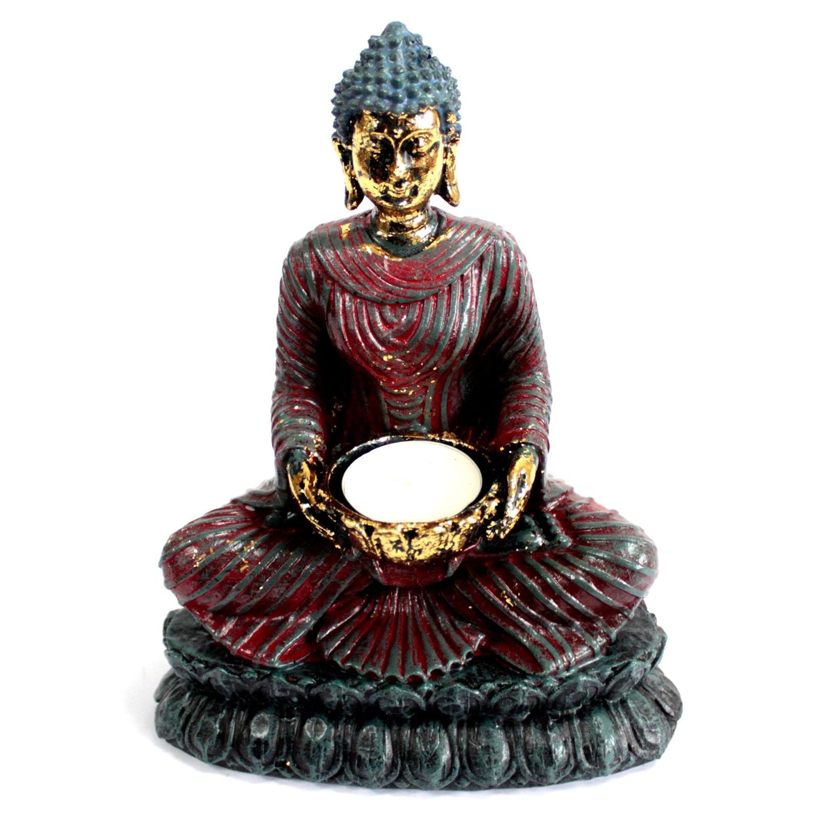 Antique Buddha - Devotee Candle Holder product image