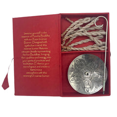 Rope Incense and Silver Plated Holder Set - Pancha Buddha product image 3