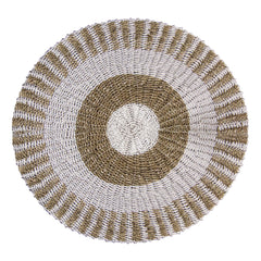 Round Seagrass White & Tan - Sun - 1m product image 5