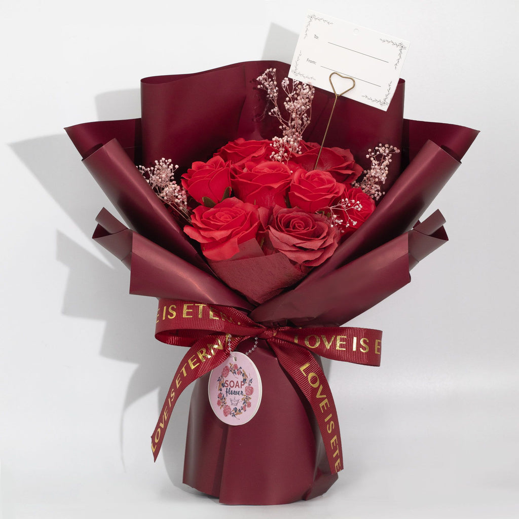 Large Red Roses Bouquet - Love is Eternal - Gift Card product image