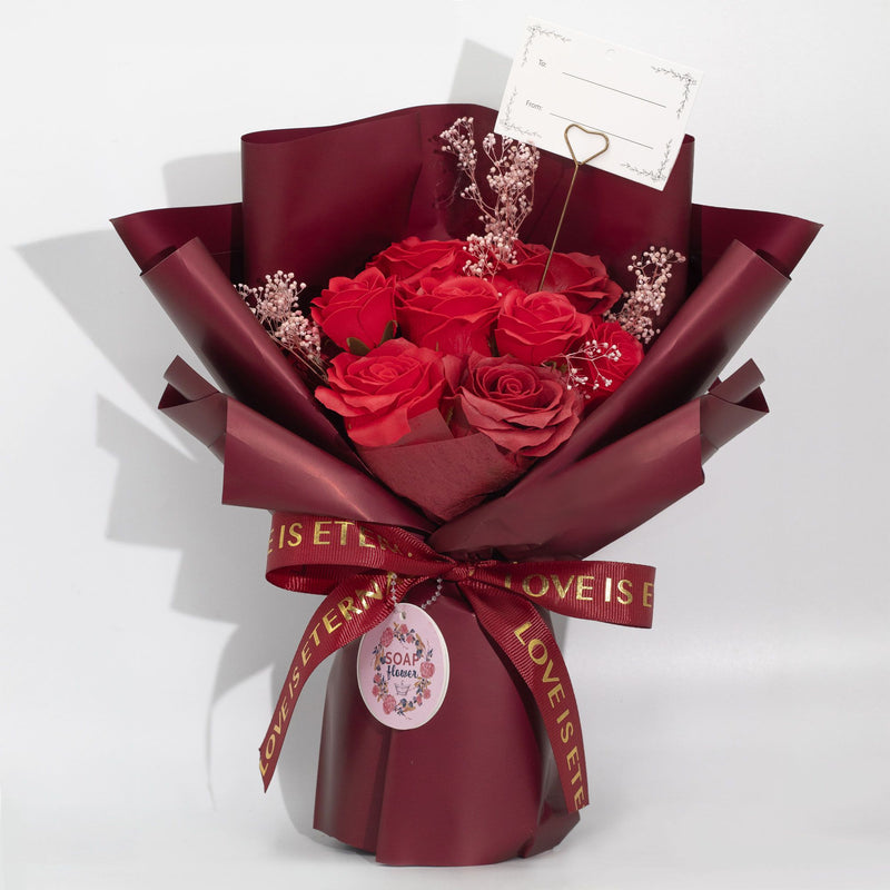 Large Red Roses Bouquet - Love is Eternal - Gift Card product image
