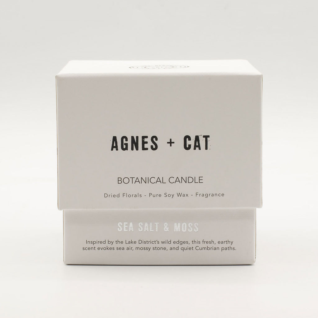 Agnes + Cat Botanical Soy Wax Candle - Seasalt & Moss product image 2