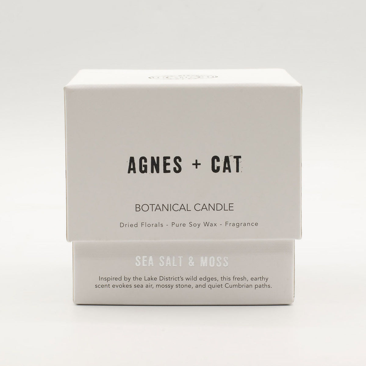 Agnes + Cat Botanical Soy Wax Candle - Seasalt & Moss product image 2
