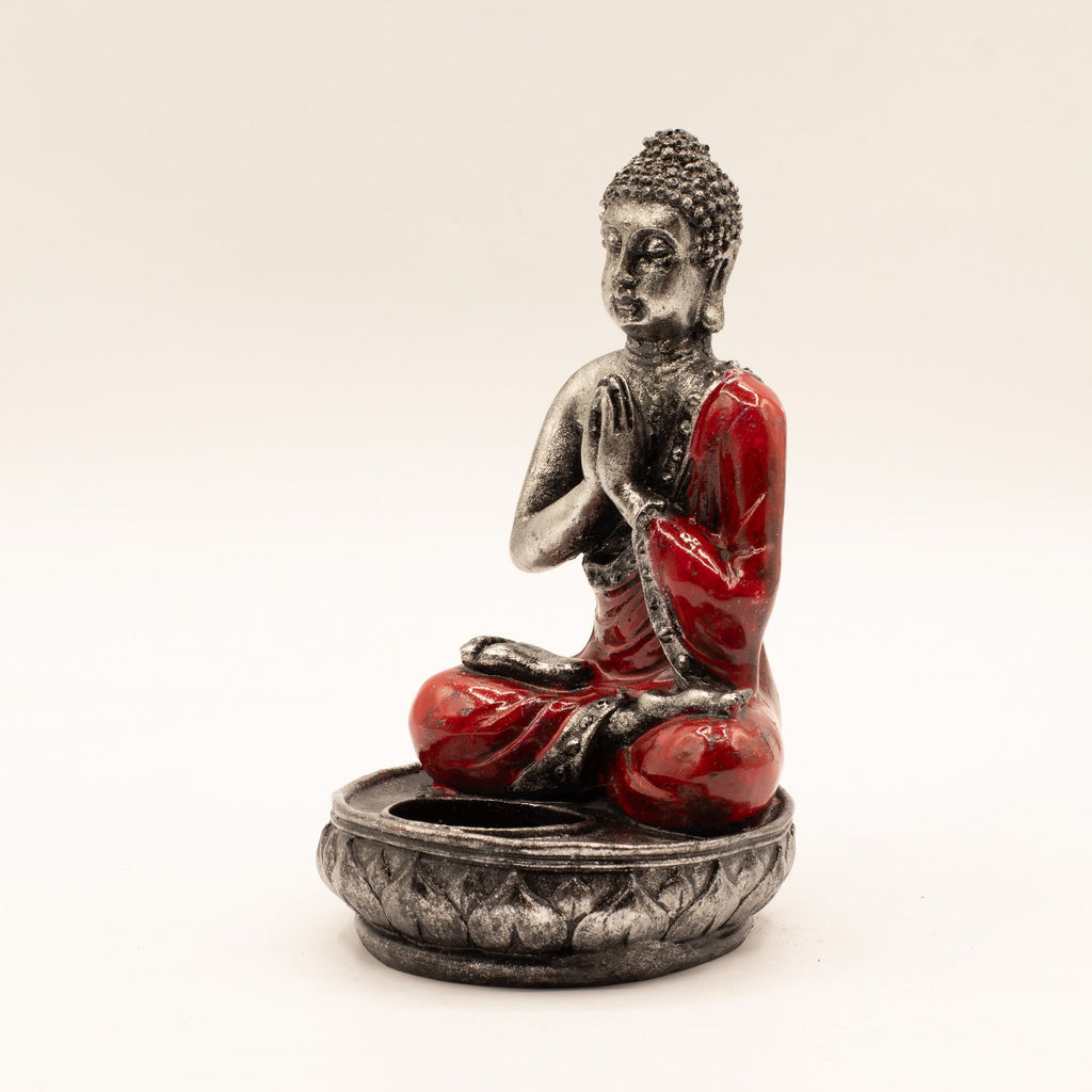 Buddha Candle Holder - Red - Medium product image 2