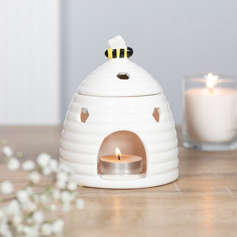 White Beehive Oil Burner product image