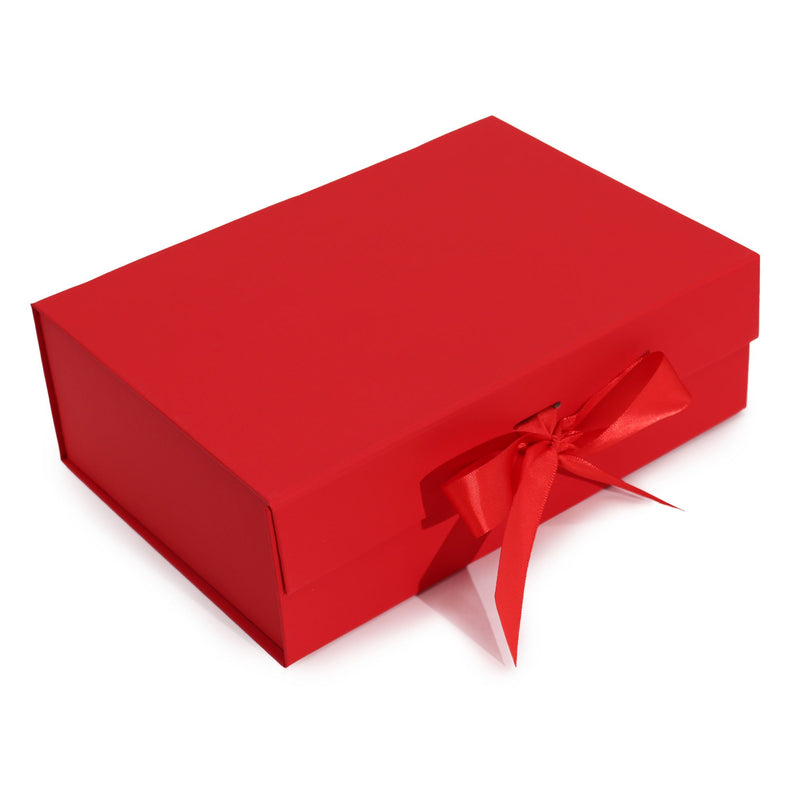 Flat Pack Gift Box - Large (28.2x20.2x9.2cm) - Red product image