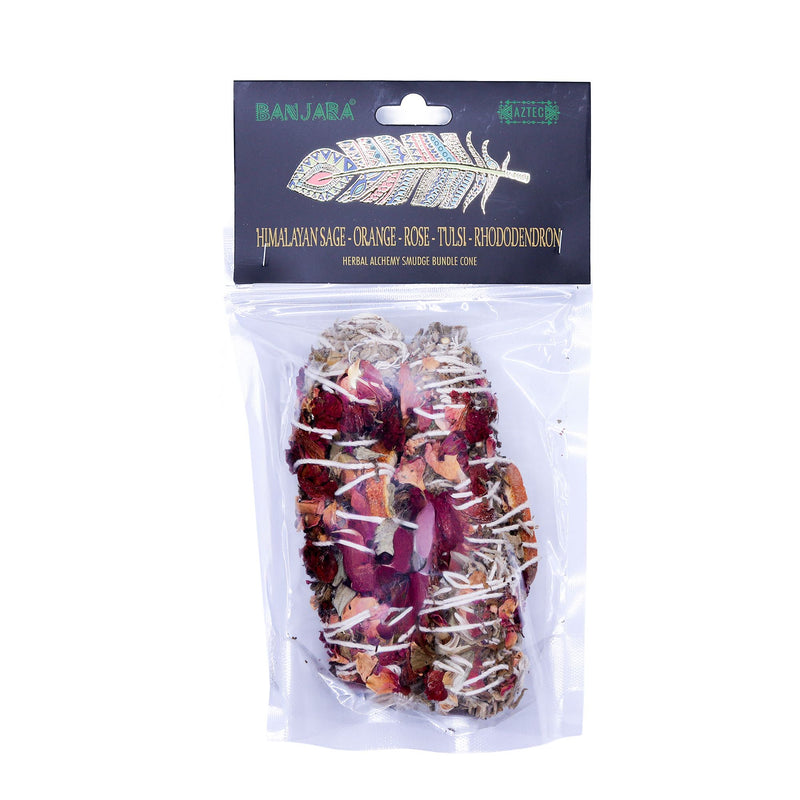 Banjara Smudge - Himalayan Sage, Orange, Rose, Tulsi, Rhododendron product image