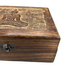 Large Wooden Keepsake Box 20x15x7.5cm - Buddha product image 2