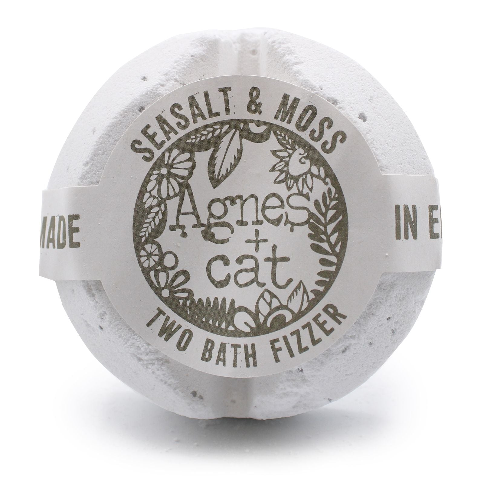 Agnes + Cat Bath Fizzer - Seasalt and Moss product image