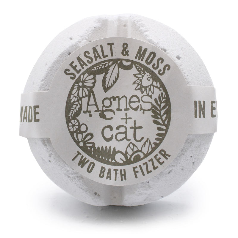 Agnes + Cat Bath Fizzer - Seasalt and Moss product image