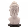 Buddha Bust Lamp Lavender Crackle - Oval Stand product image