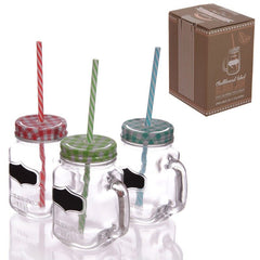 Vintage Drinking Jar and Chalkboard - Green product image 2