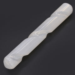 Selenite Spiral Wand - 16 cm ( Round Both Ends) product image 3