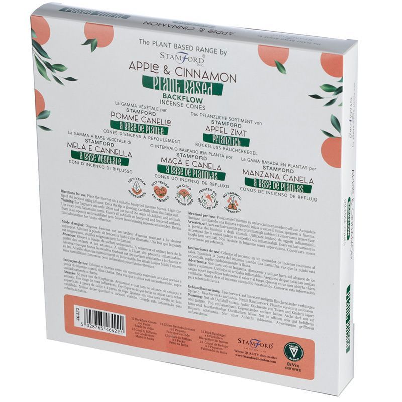 Plant Based Backflow Incense Cones - Apple & Cinnamon product image 3
