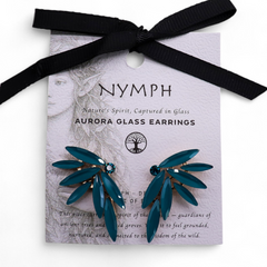 Teal Green - Vintage Glass - Faries - Earrings product image 3