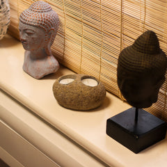 Natural Riverstone Candle Holder - Double Nightlight product image 8