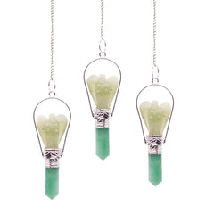 Angel Pendulum with Ring- Green Adventurine product image