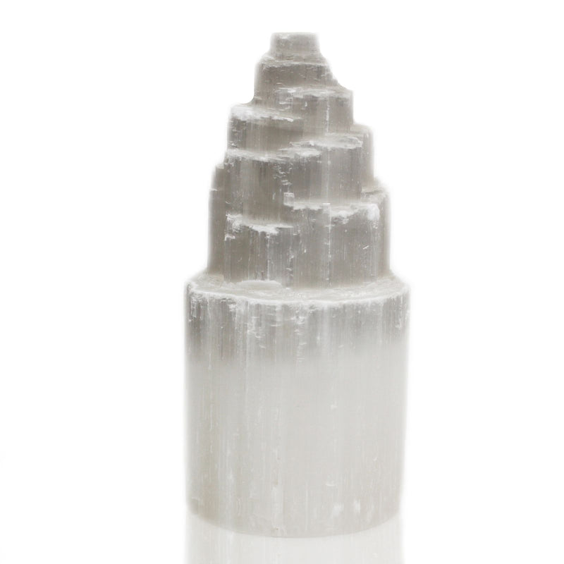 Natural Selenite Tower Lamp - 20 cm product image