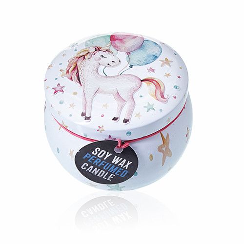Art Tin Candle - Assorted Design - Unicorns - Moonstone product image 6