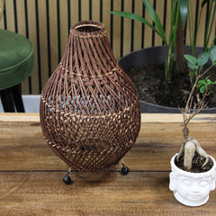 Rattan Table Lamps - Dark Brown product image 5