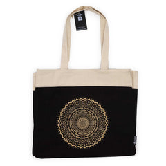 Oversized Stonewash Tote Bag 14oz - Freedom Mandala product image