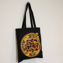 Iconic Classic Tote Bag - Dragon Yin & Yang- Black 6oz product image 4