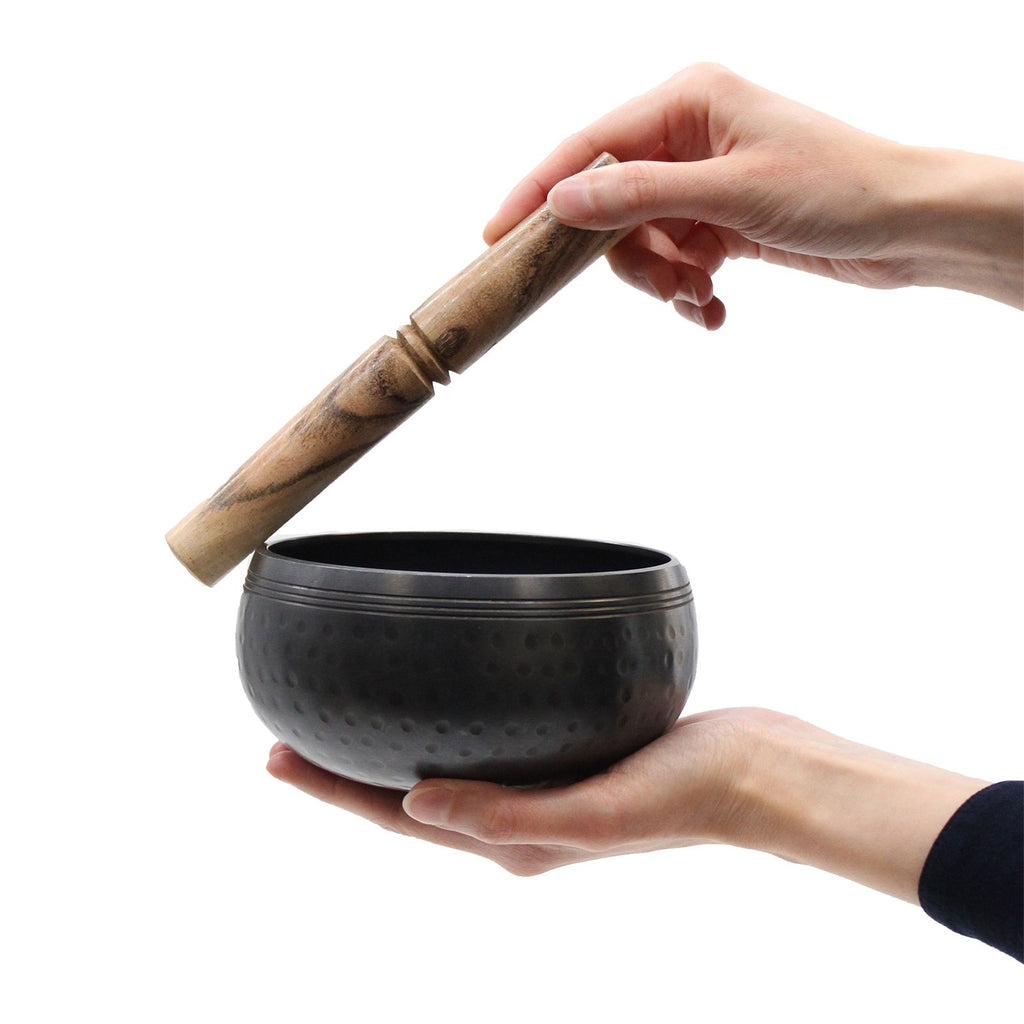 Small Black Beaten Bowl - 14cm product image 2