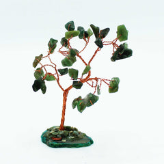 Gemstone Tree - Green Aventurine on Green Agate Base (35 stones) product image 3