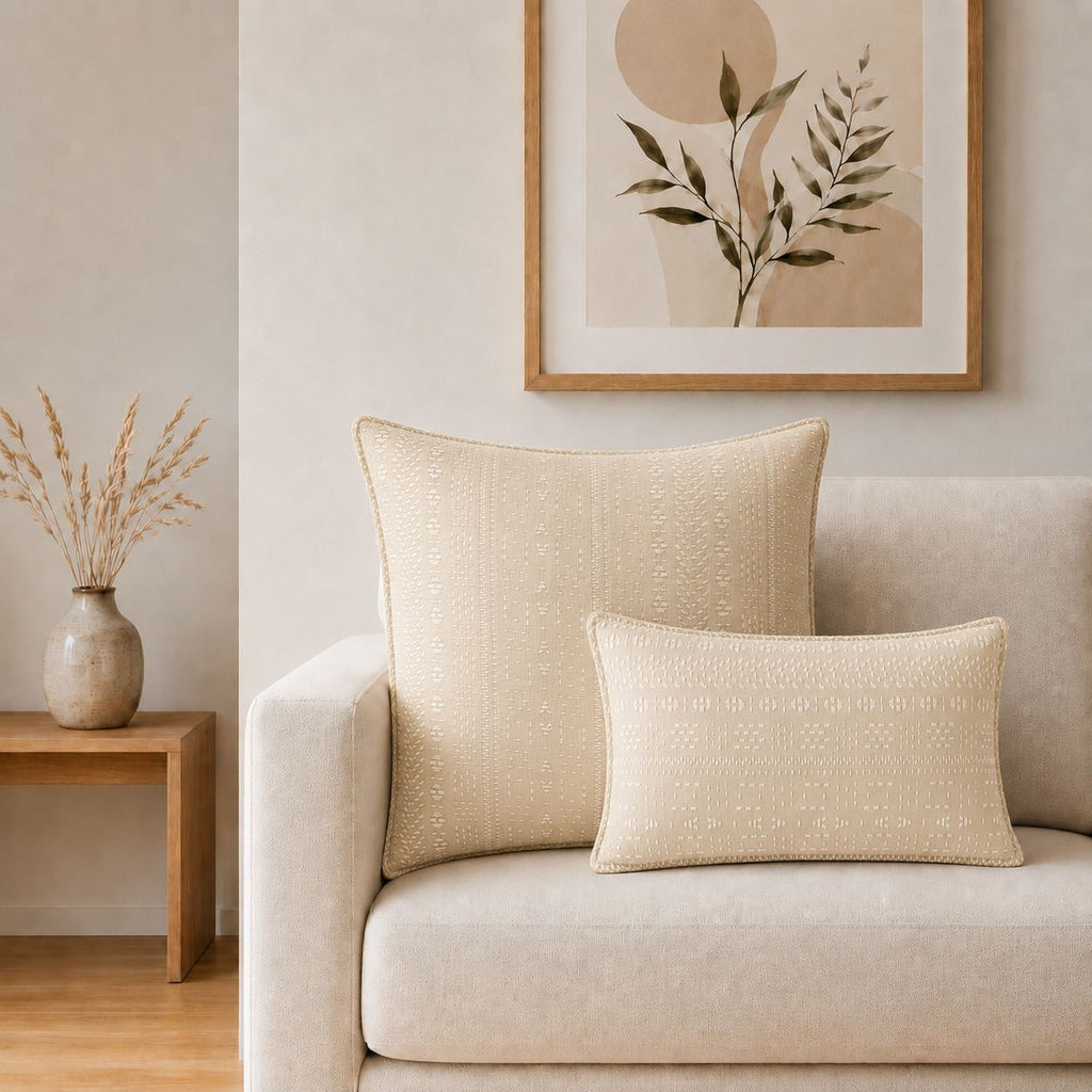 Classic Cushion Cover - Soft Stone- 30x50cm - Lumber Style - product image 2