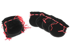 Quality Gothic Velvet Pouch - Black 12x8cm product image 3