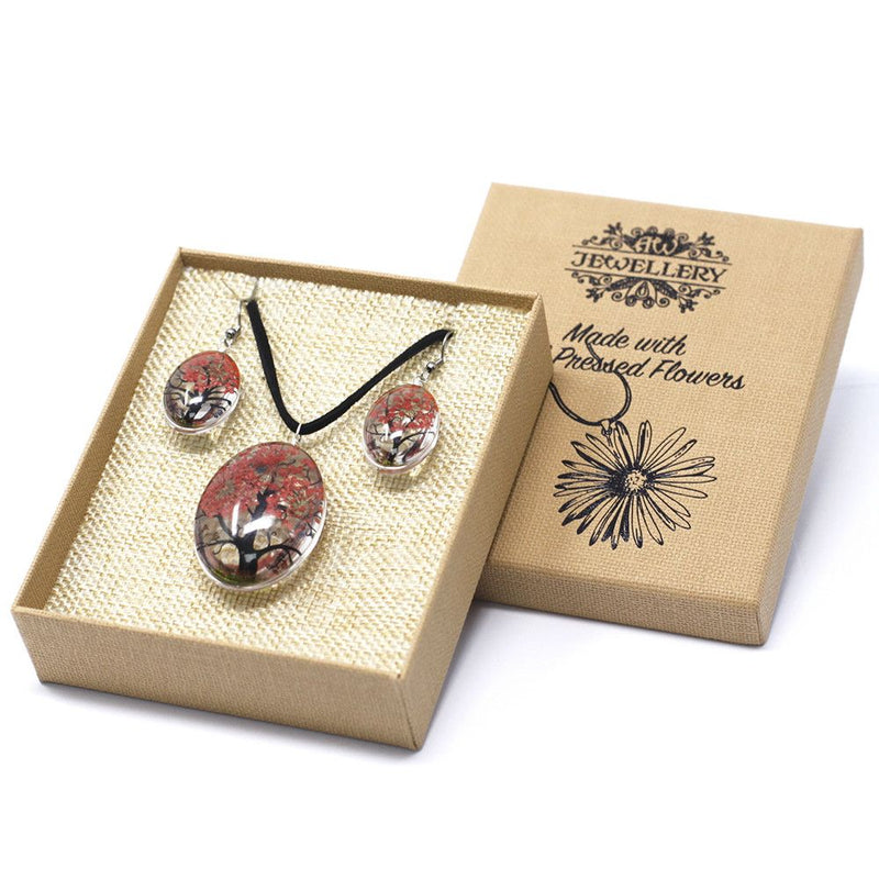 Pressed Flowers - Tree of Life set - Coral product image