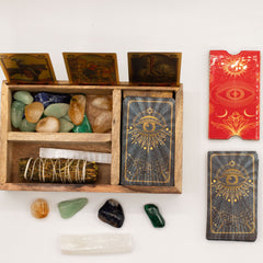 Three Section Tarot Box with Card Holder product image 4