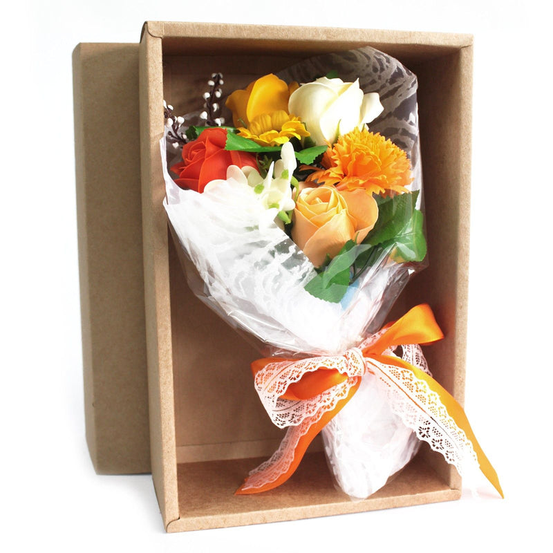 Orange Boxed Hand Soap Flower Bouquet - Special product image