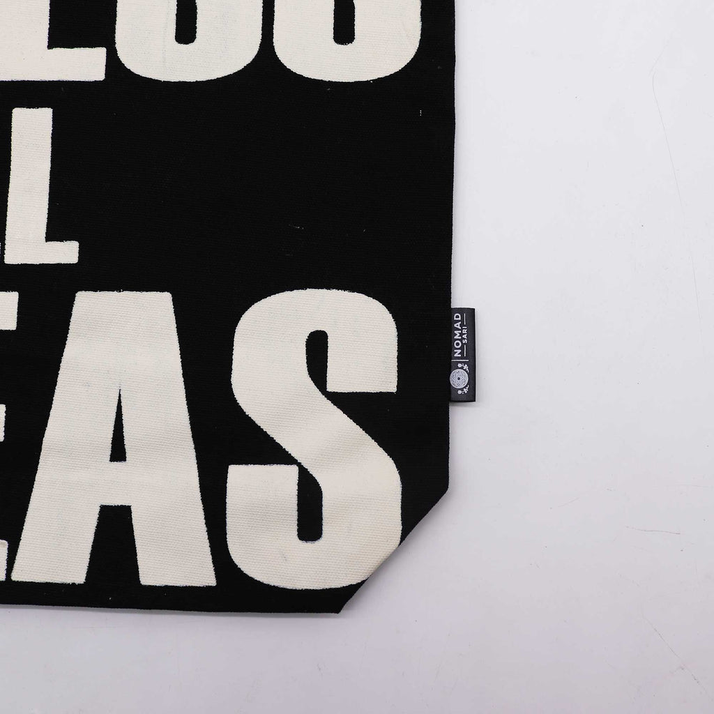 Iconic Classic Tote Bag - ACCESS ALL AREAS - Black Natural 10oz product image 2