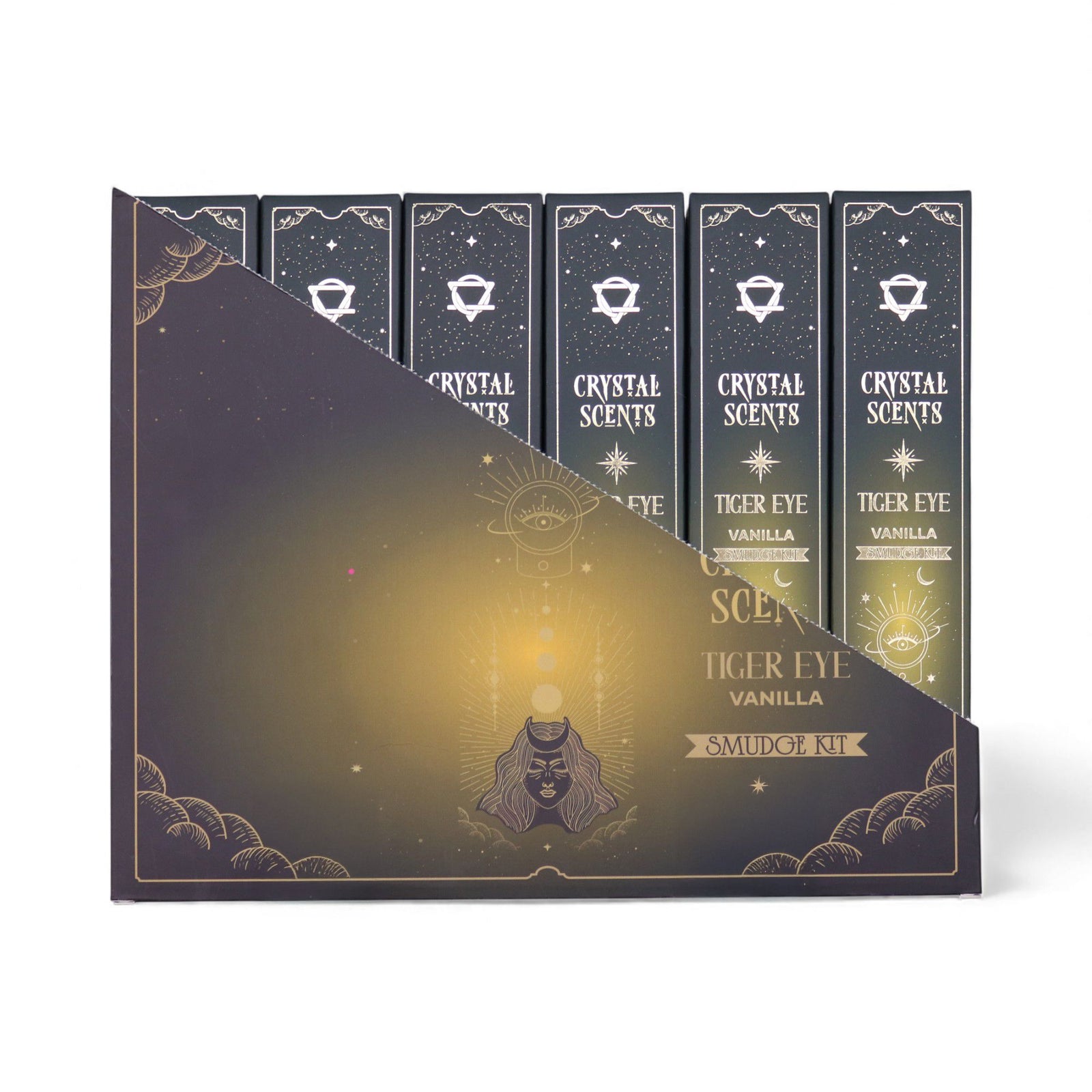 Tiger Eye Crystal Scents Smudge Incense - Vanilla product image