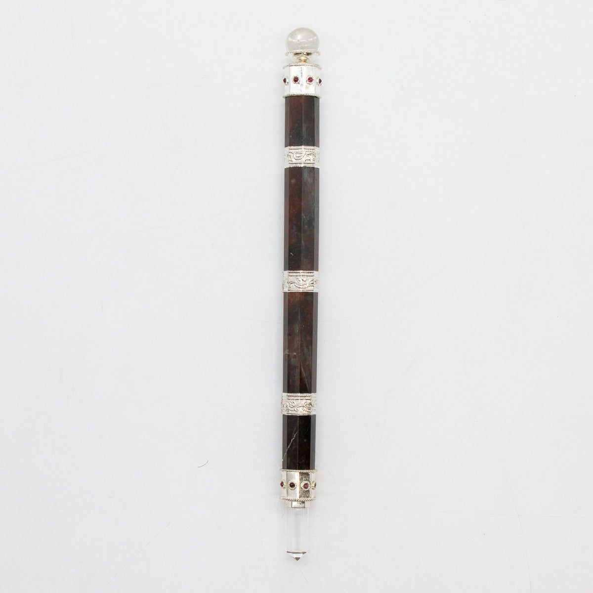 Bloodroot Soverign Wand -Extra Long Fancy Jasper Magic- Crystal Ball top - 26cm product image 6